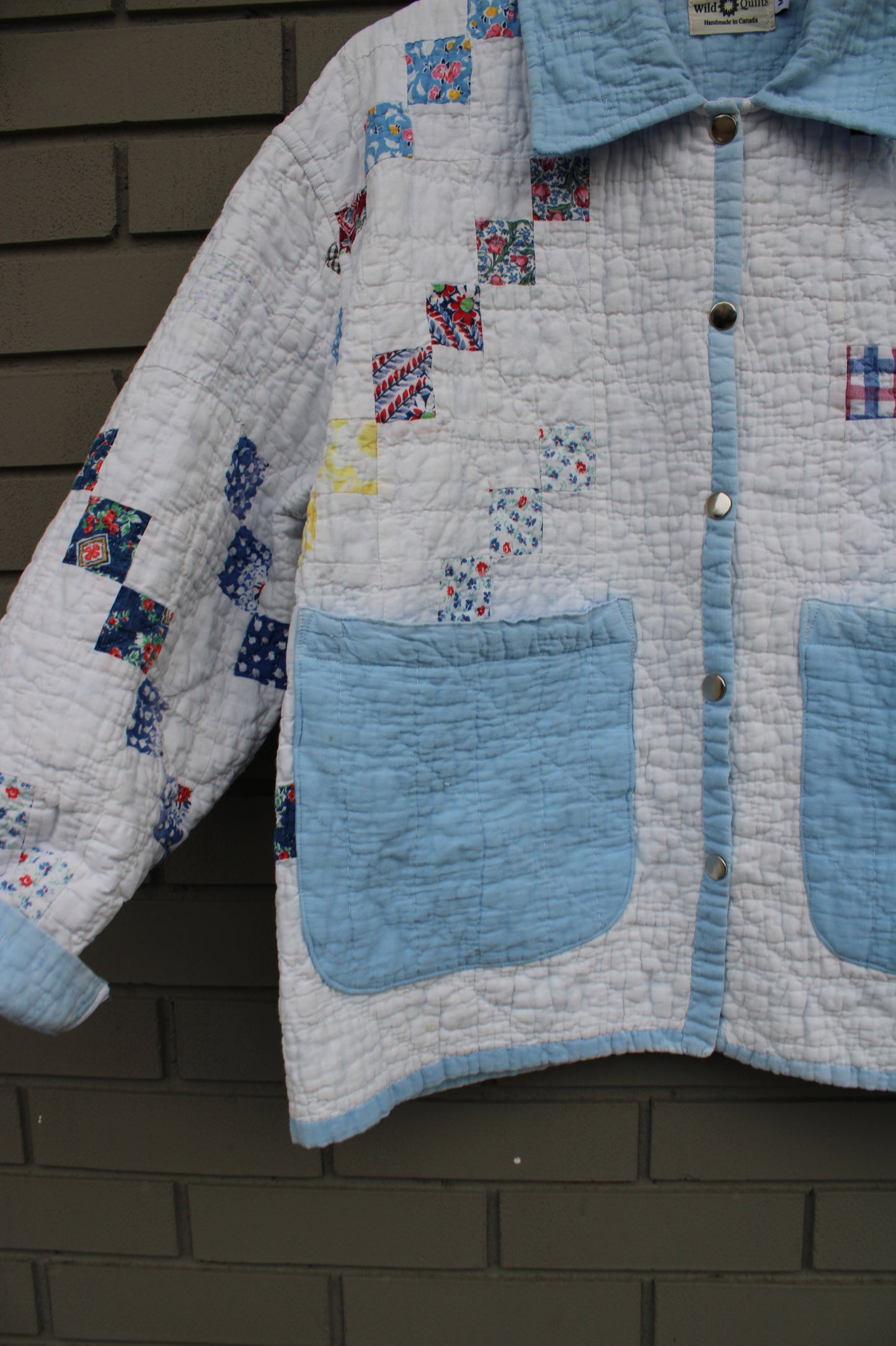 Blue Square Quilt Jacket (S-L)