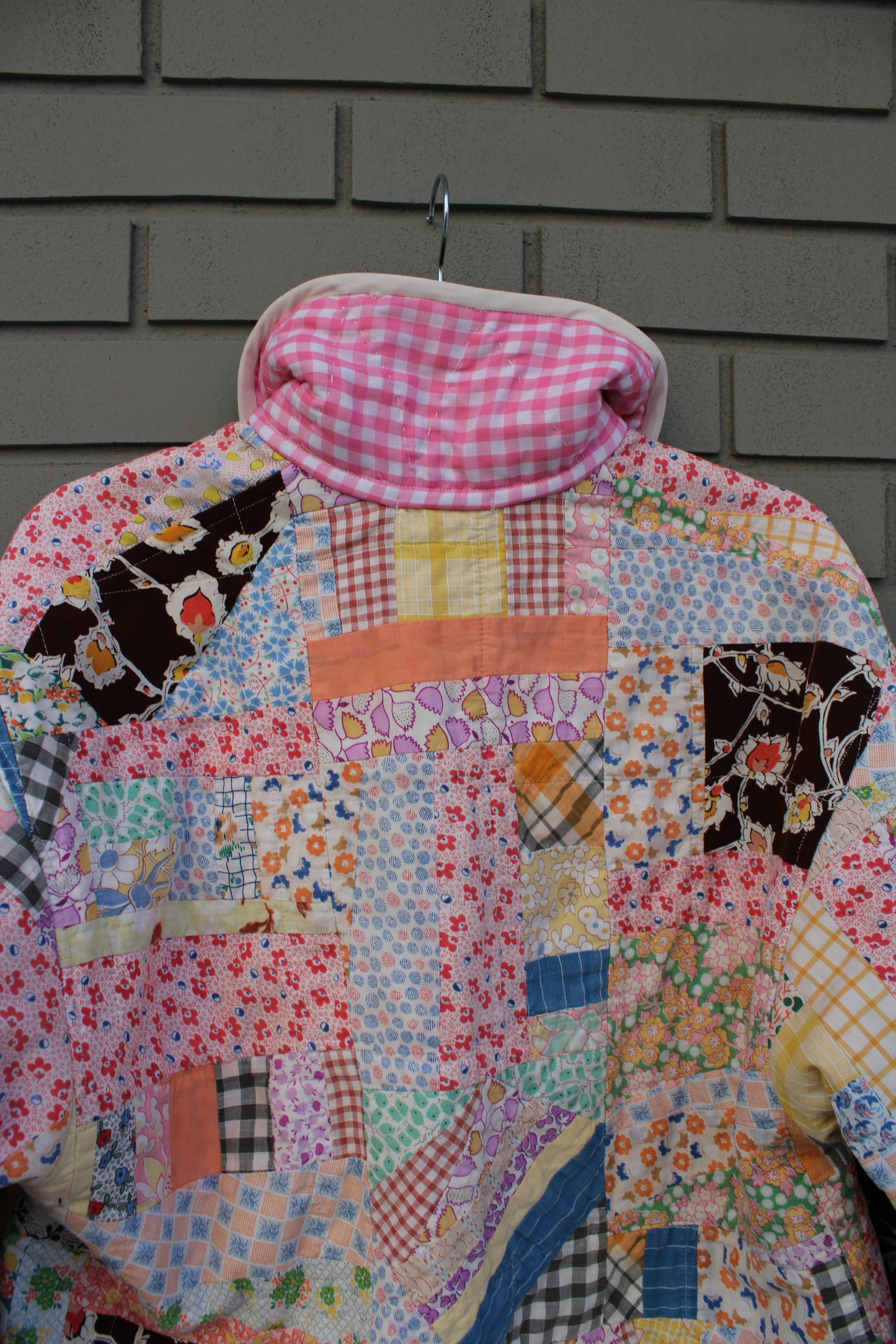 Patchwork Feedsack Quilt Jacket (S-L)