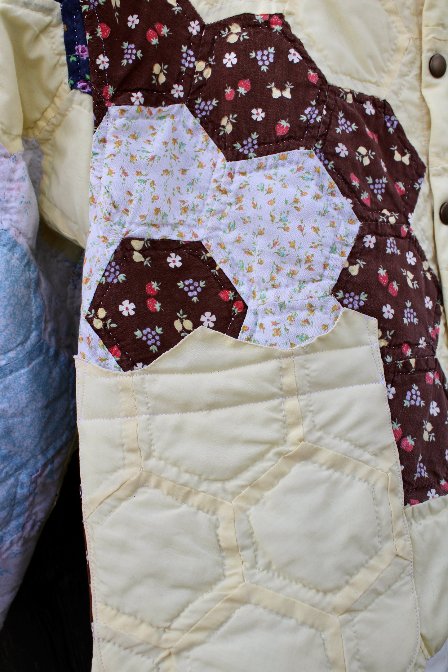 Grandma’s Flower Garden Quilt Jacket (S-L)