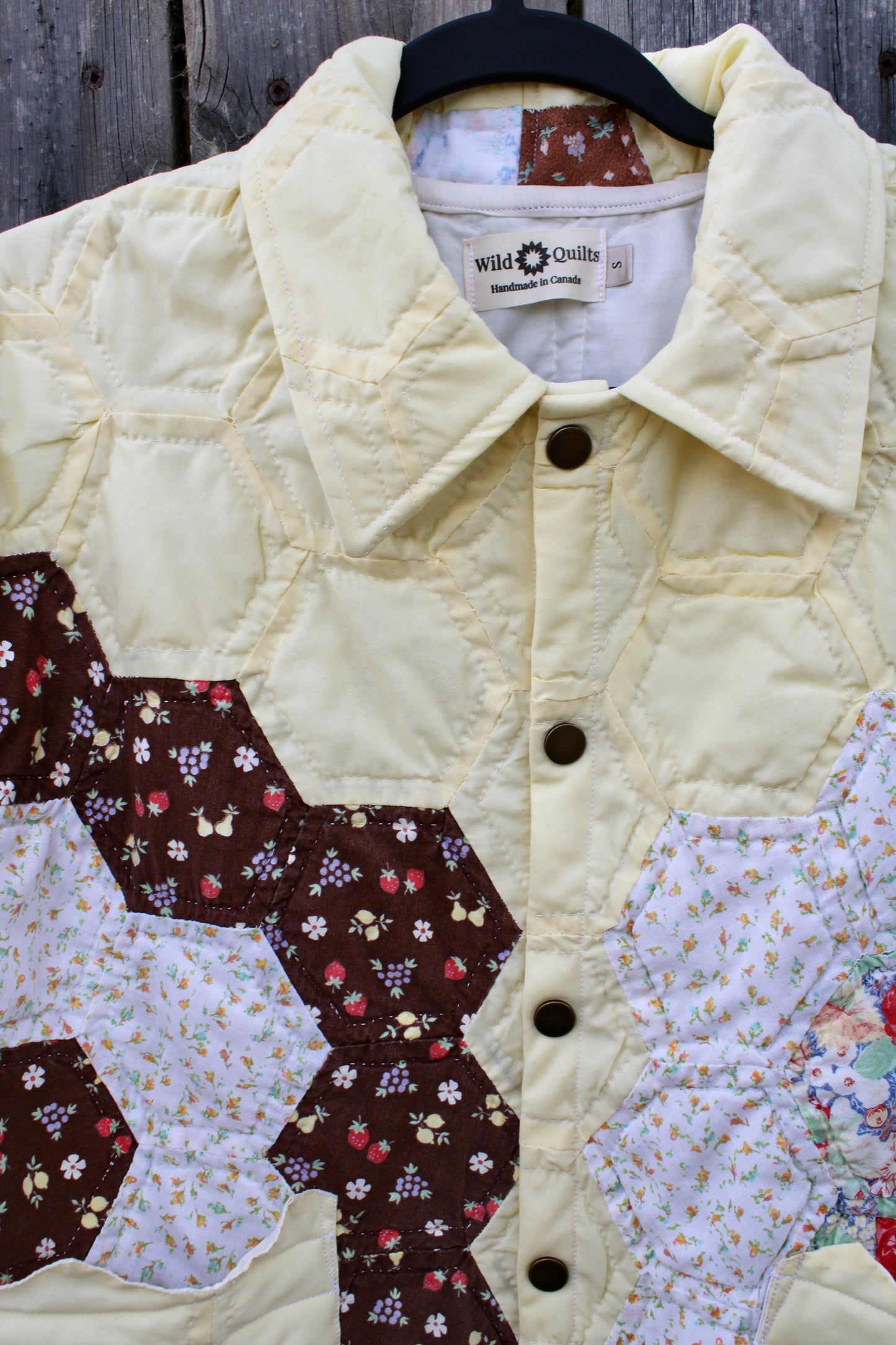 Grandma’s Flower Garden Quilt Jacket (S-L)