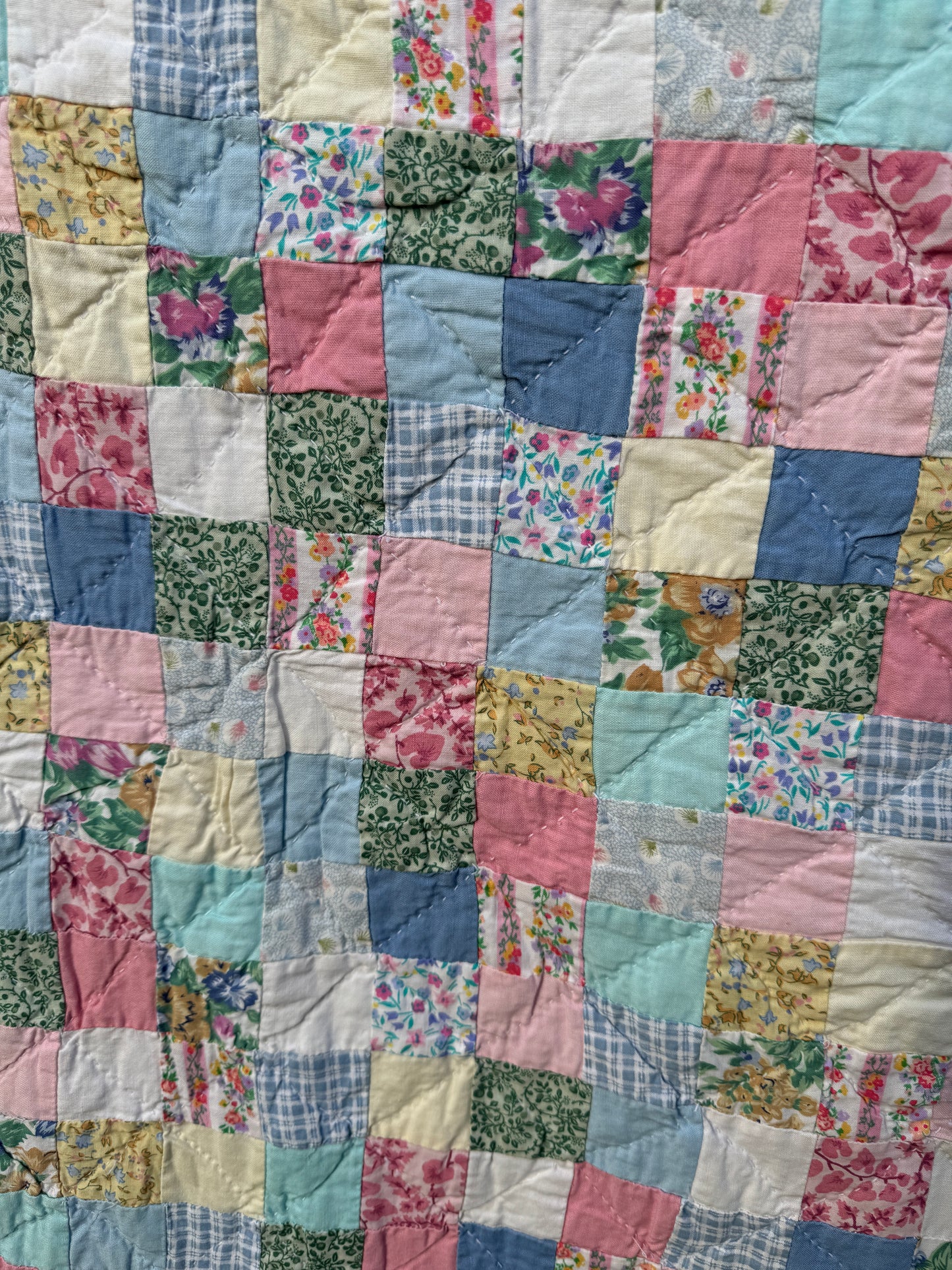 Custom Quilt Jacket - Pastel Postage Stamp