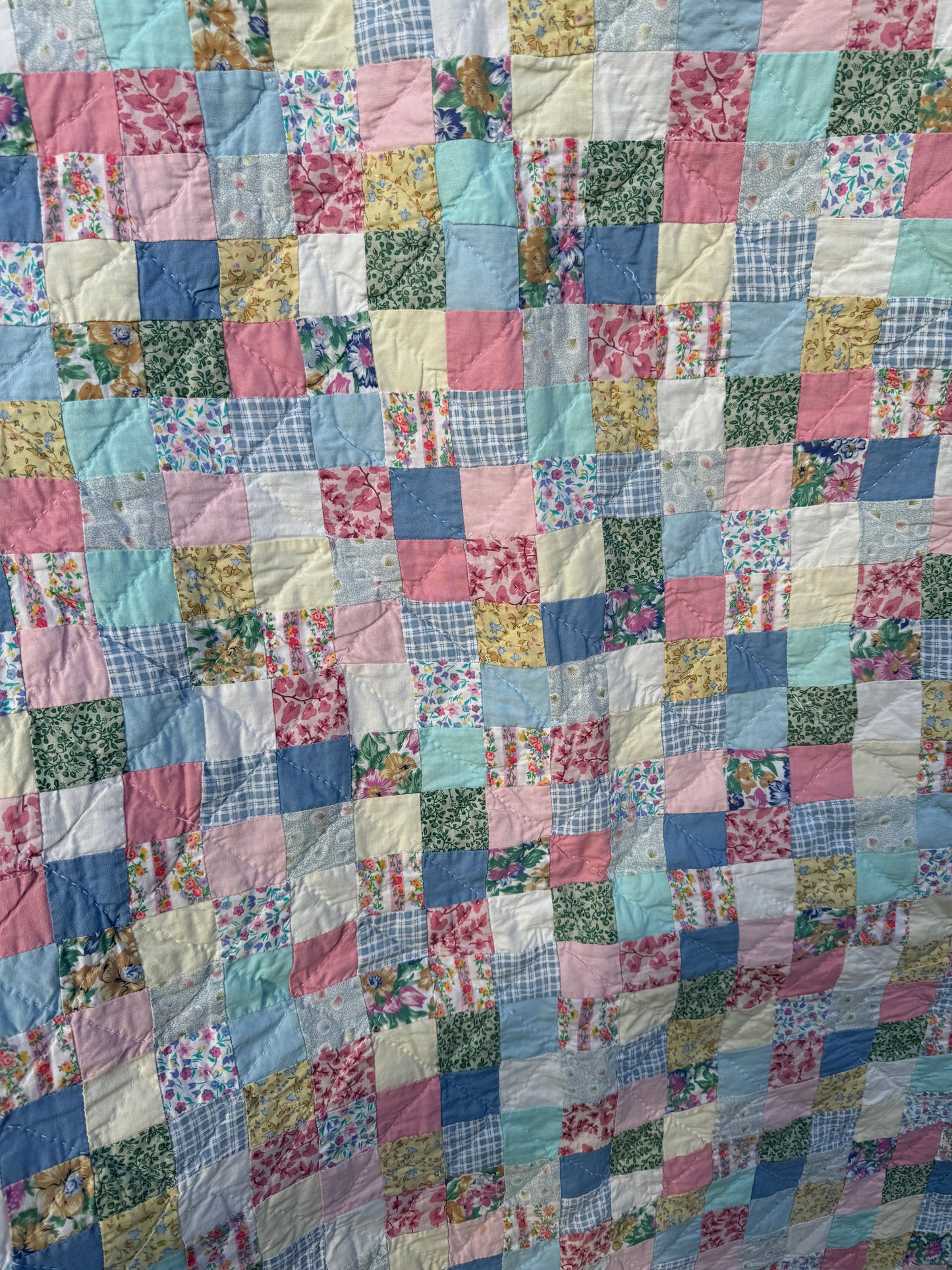 Custom Quilt Jacket - Pastel Postage Stamp