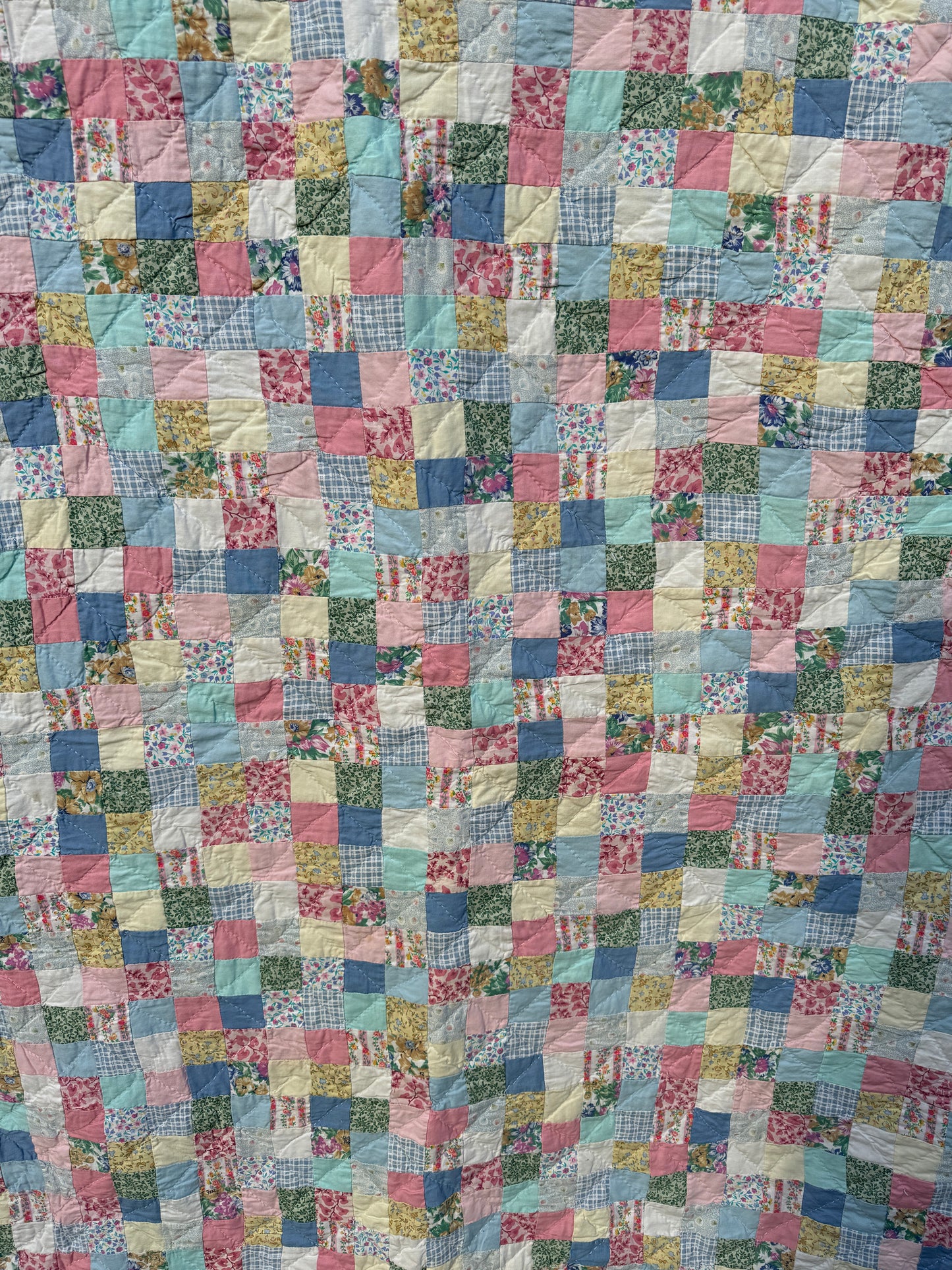 Custom Quilt Jacket - Pastel Postage Stamp