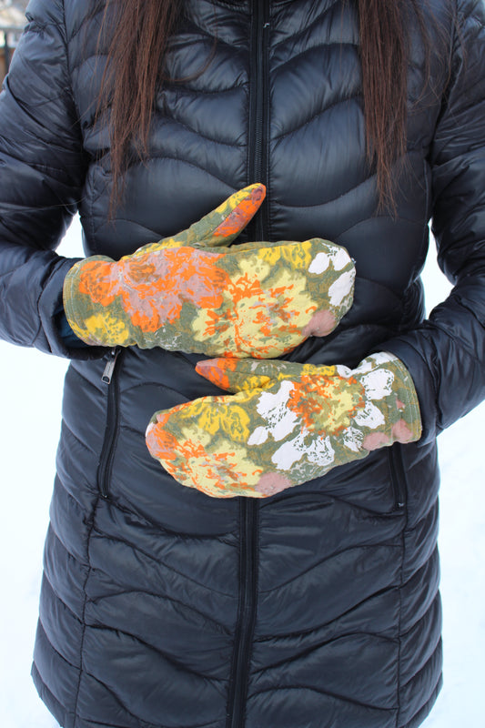 Vintage Patchwork Quilt Mittens #4