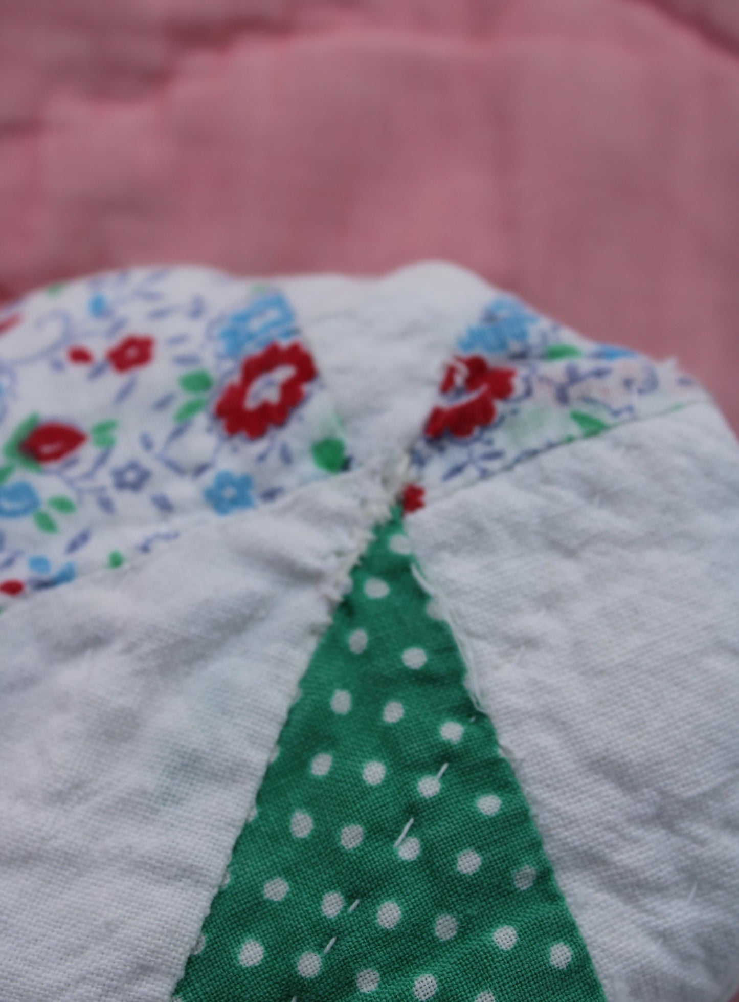 Vintage Patchwork Quilt Mittens #28