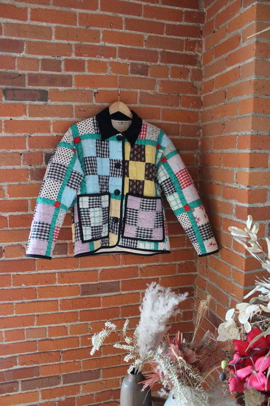 9 Patch Quilt Jacket (S/M)